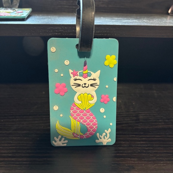 MERMAID CAT BAG TAG - Picture 1 of 2